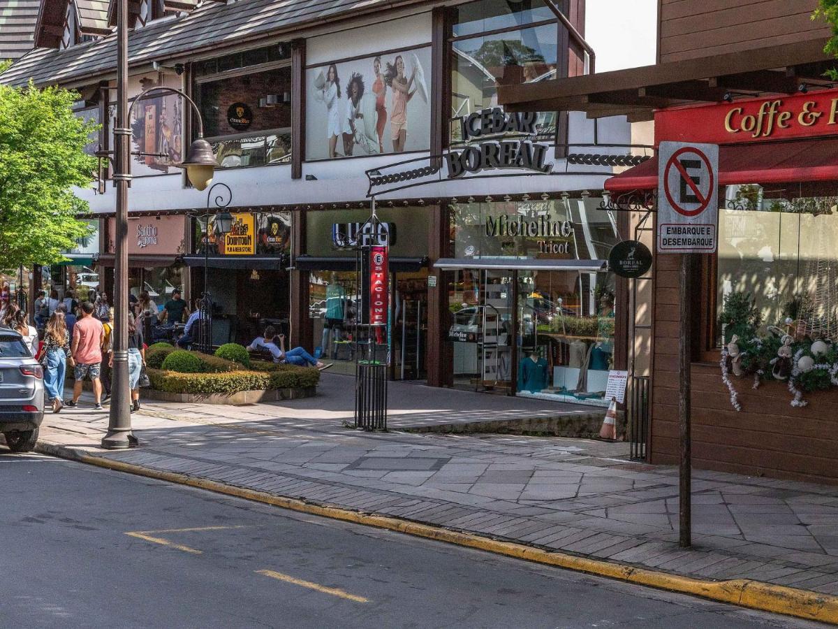 Апартаменти Locar-In Gramado- 100M Rua Coberta Екстер'єр фото